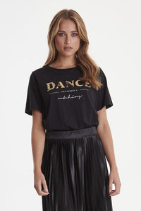 ICHI IHDISCO T-Shirt-Black-Fi&Co Boutique