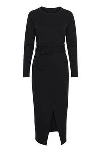 ICHI IHKATE Belt Dress-Black-Fi&Co Boutique