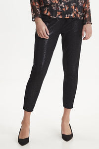 ICHI IHKATE Shimmer Pants-Black-Fi&Co Boutique