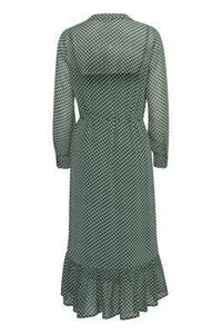 ICHI IHLONA DRESS-Dark Green-Fi&Co Boutique