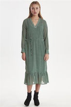 Load image into Gallery viewer, ICHI IHLONA DRESS-Dark Green-Fi&amp;Co Boutique
