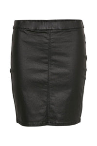 Kaffe Ada coated skirt-Black Deep-Fi&Co Boutique
