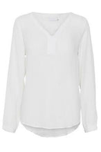 Load image into Gallery viewer, Kaffe Amber Blouse-Chalk-Fi&amp;Co Boutique
