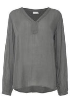 Load image into Gallery viewer, Kaffe Amber Blouse-Smoked Pearl-Fi&amp;Co Boutique
