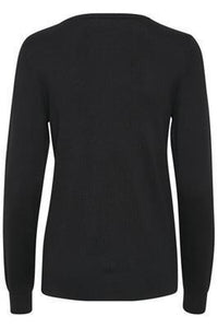 Kaffe Astrid O-Cardigan-Black Deep-Fi&Co Boutique