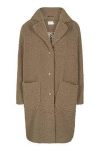 Kaffe Balma Teddy Coat-Tiger's Eye-Fi&Co Boutique