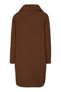 Kaffe Balma Teddy Coat-Tortoise Shell-Fi&Co Boutique