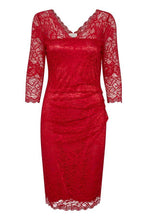 Load image into Gallery viewer, Kaffe Claudia lace dress-Haute Red-Fi&amp;Co Boutique
