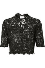 Load image into Gallery viewer, Kaffe Edda Bolero 1/2 Sleeve-Black Deep-Fi&amp;Co Boutique
