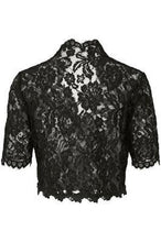 Load image into Gallery viewer, Kaffe Edda Bolero 1/2 Sleeve-Black Deep-Fi&amp;Co Boutique
