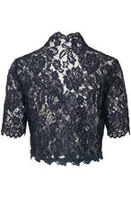 Load image into Gallery viewer, Kaffe Edda Bolero 1/2 Sleeve-Black Deep-Fi&amp;Co Boutique
