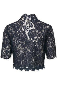 Kaffe Edda Bolero 1/2 Sleeve-Black Deep-Fi&Co Boutique