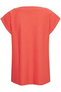 Kaffe KAbeth T-shirt-Living Coral-Fi&Co Boutique