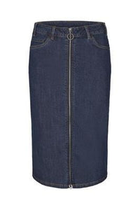 Kaffe KAbetty Skirt-Denim Dark Ocean-Fi&Co Boutique