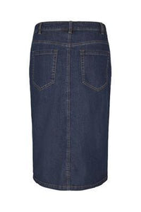 Kaffe KAbetty Skirt-Denim Dark Ocean-Fi&Co Boutique