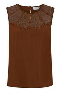 Kaffe KAcharli Top-Cherry Mahogany-Fi&Co Boutique