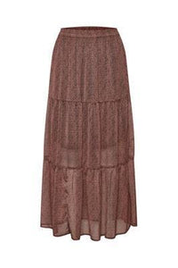 Kaffe KAella Maxi Skirt-Dull Orange-Fi&Co Boutique