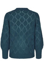 Load image into Gallery viewer, Kaffe KAjoanna Pullover 3/4 Sleeve-Moroccan Blue-Fi&amp;Co Boutique
