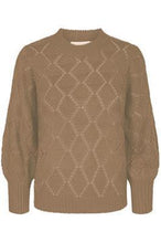 Load image into Gallery viewer, Kaffe KAjoanna Pullover 3/4 Sleeve-Tiger&#39;s Eye-Fi&amp;Co Boutique
