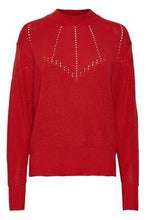 Load image into Gallery viewer, Kaffe KAkarine Pullover-Cherry Tomato-Fi&amp;Co Boutique
