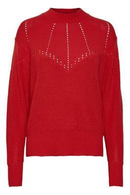 Kaffe KAkarine Pullover-Cherry Tomato-Fi&Co Boutique