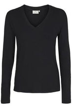 Load image into Gallery viewer, Kaffe KAlia Long Sleeve T-shirt-Midnight Marine-Fi&amp;Co Boutique
