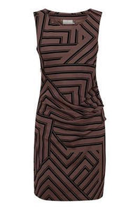 Kaffe KAline India Dress-Black deep/Chalk-Fi&Co Boutique