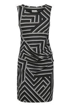 Load image into Gallery viewer, Kaffe KAline India Dress-Black deep/Chalk-Fi&amp;Co Boutique
