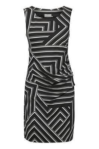 Kaffe KAline India Dress-Black deep/Chalk-Fi&Co Boutique