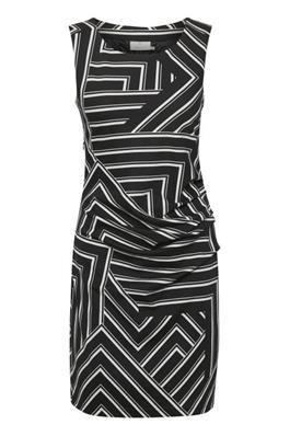 Kaffe KAline India Dress-Black deep/Chalk-Fi&Co Boutique