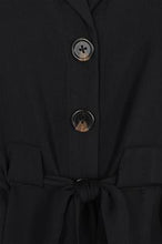 Load image into Gallery viewer, Kaffe KAlone Shirt Jacket-Black-Fi&amp;Co Boutique
