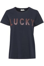 Load image into Gallery viewer, Kaffe KAlucky T-shirt-Midnight Marine-Fi&amp;Co Boutique
