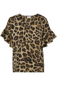 Kaffe KAmarie Blouse-Tiger's Eye-Fi&Co Boutique