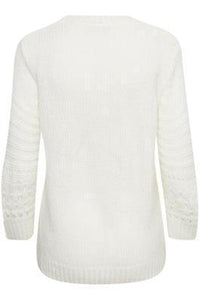 Kaffe KAness Pullover-Chalk-Fi&Co Boutique