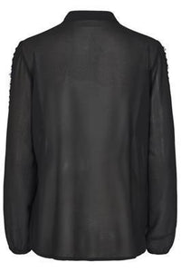 Kaffe KApitta Blouse-Black Deep-Fi&Co Boutique