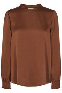 Kaffe KAthea Blouse-Tortoise Shell-Fi&Co Boutique