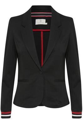 Kaffe Kinnie Blazer-Black Deep/Chalk-Fi&Co Boutique