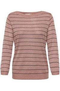 Kaffe Lurex Pullover-Old Rose-Fi&Co Boutique