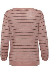 Kaffe Lurex Pullover-Old Rose-Fi&Co Boutique