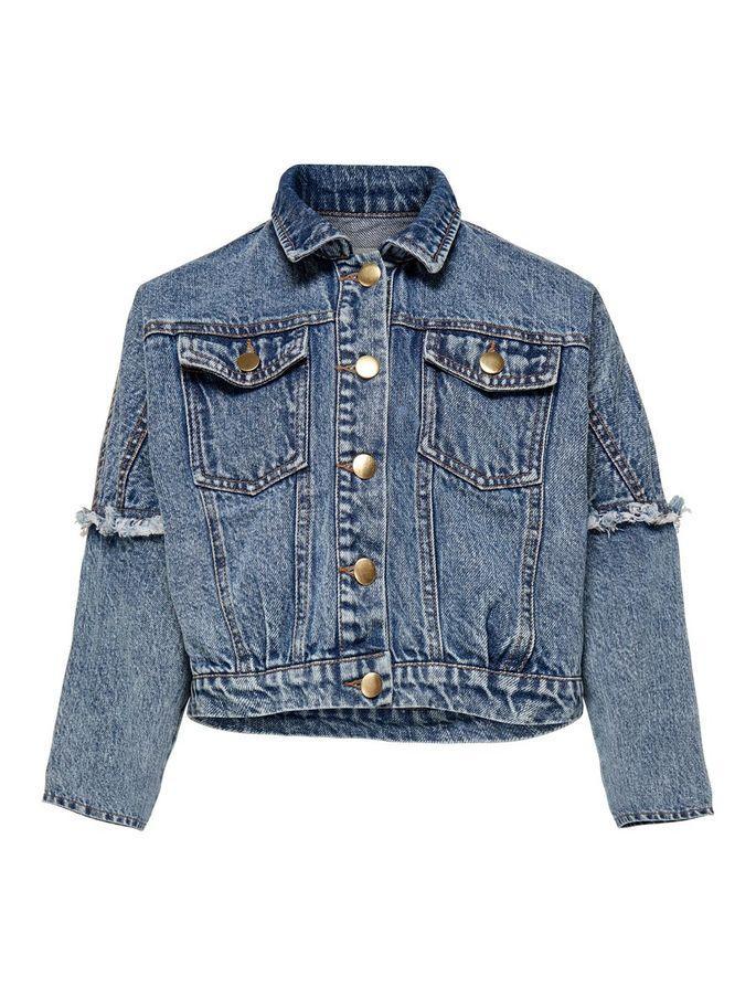 KONMILEY DNM JACKET-Medium Blue Denim-Fi&Co Boutique