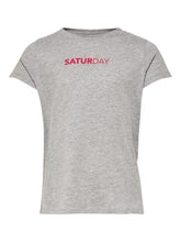 Load image into Gallery viewer, KONWEEKDAY S/S TOP BOX JRS-Bright White / Print: Thursday-Fi&amp;Co Boutique
