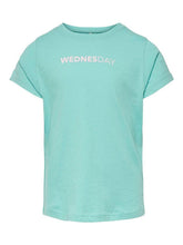 Load image into Gallery viewer, KONWEEKDAY S/S TOP BOX JRS-Bright White / Print: Thursday-Fi&amp;Co Boutique
