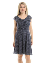 Load image into Gallery viewer, Lokita Milano Blue and White Dress-White/Blue-Fi&amp;Co Boutique
