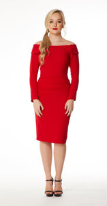 Mellaris Larvik Dress-Red-Fi&Co Boutique