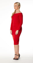 Load image into Gallery viewer, Mellaris Larvik Dress-Red-Fi&amp;Co Boutique
