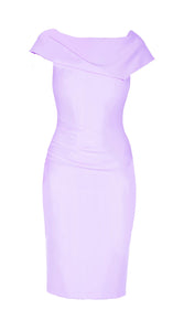 Mellaris Olympia Heather Dress-Heather Lilac-Fi&Co Boutique