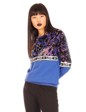 Load image into Gallery viewer, Minueto BlingBling Sweatshirt-Blue-Fi&amp;Co Boutique

