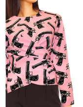 Load image into Gallery viewer, Minueto Gun Top-Pink-Fi&amp;Co Boutique
