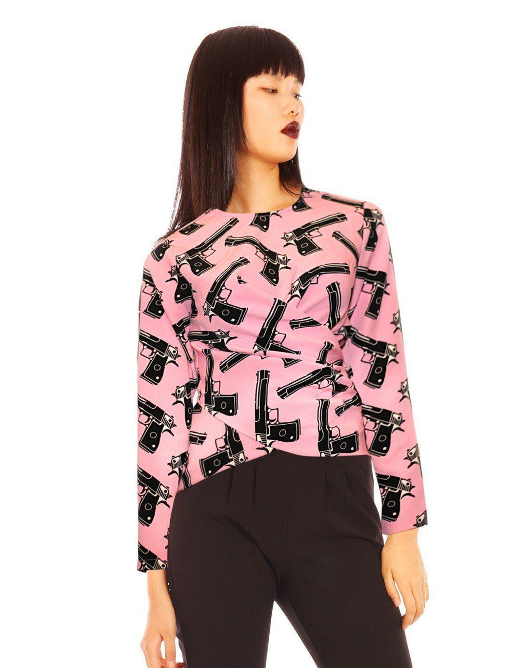 Minueto Gun Top-Pink-Fi&Co Boutique