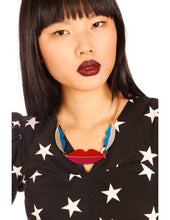 Load image into Gallery viewer, Minueto Lips Necklace-Red-Fi&amp;Co Boutique
